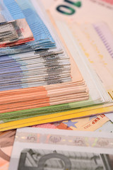 Poster - Euro money bank for your budget to investment.