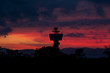 © snapin - Rotating antenna secondary surveillance radar with twilight sky at sunset time