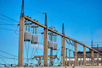 Electric substation for production