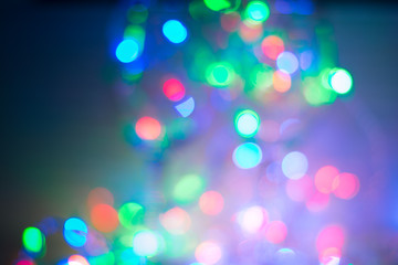 Abstract colorful lights