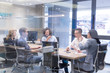 © .shock - Startup Business Team At A Meeting at modern office building