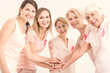 © Photographee.eu - Breast cancer unity and friendship
