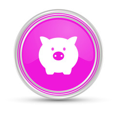 Sticker - Pinker Button - Sparschwein