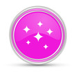 Pinker Button - Glitzer