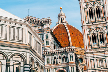 Wall Mural - famous duomo cathedral of florence, italy