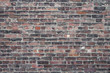 Rote Backstein-Ziegel-Wand Textur in New York, kleine Fugen