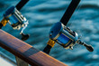 © 5m3photos - Fishing charter fishing gear on a boat on the ocean