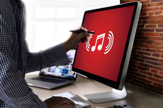 Music Streaming Media enjoying the music Entertainment Download