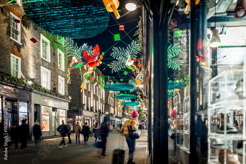 Christmas lights 2016 in Carnaby, London © Alexey Fedorenko