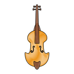 Violin music instrument icon vector illustration graphic design