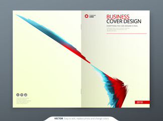 brochure template layout design. corporate business annual report, catalog, magazine, flyer mockup. 