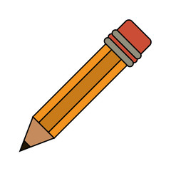 Poster - Wooden pencil symbol icon vector illustration graphic design