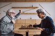 © LIGHTFIELD STUDIOS - senior men playing chess