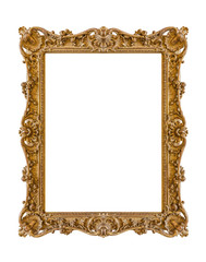 Wall Mural - Old wooden picture frame