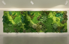 Green Wall In Modern Office Building