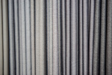 Colorful Luxurious Curtain Samples Display In A Retail Store