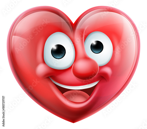 Heart Man Cartoon Character