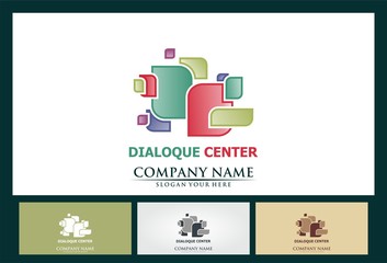 Wall Mural - dialoque center logo