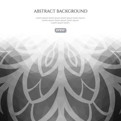 Poster - Abstract geometric pattern. White space for text.