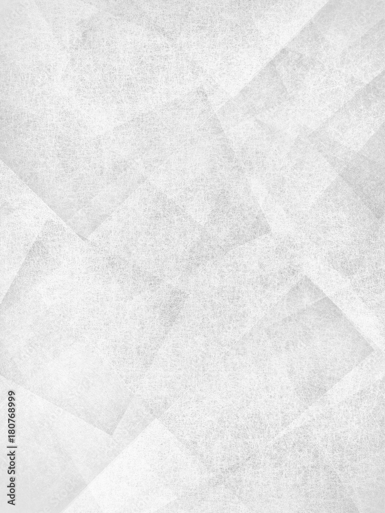 Faint Rectangle Patterns abstract white background, faint layers of intersecting angles ...
