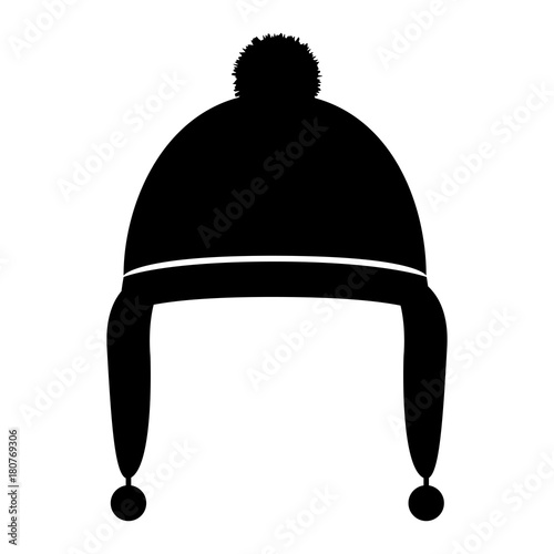 Download Winter hat silhouette - Buy this stock vector and explore similar vectors at Adobe Stock | Adobe ...