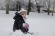 © katarinagondova - child enjoying a winter atmosphere