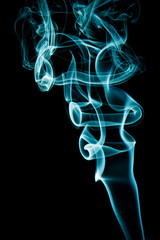 Plain background Colourful Smoke Abstract