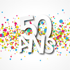 Canvas Print - 50 ans