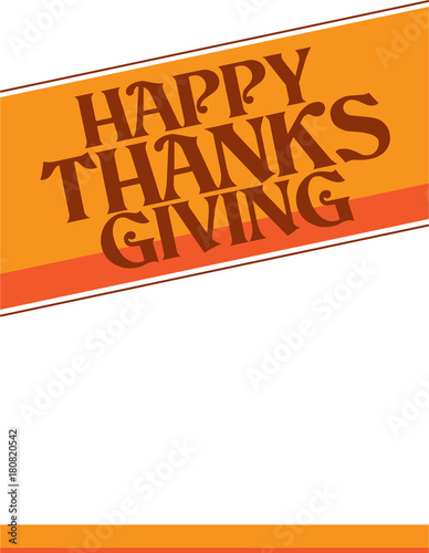 Fényképezés Happy Thanksgiving Banner Poster
