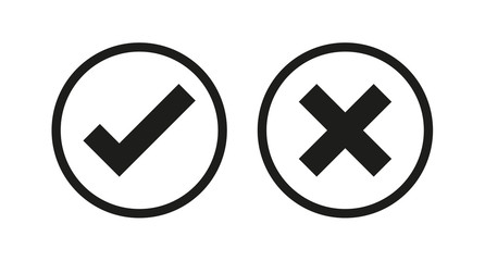 Canvas Print - Check mark vector icon