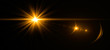 gold  lens flare light effect. Abstract background with shiny sparkle glowing . Easy to add overlay or screen filter over photo