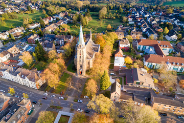 Sticker - Aachen Brand im Herbst