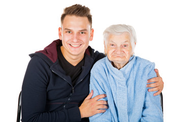 Poster - Grandmother and grandson