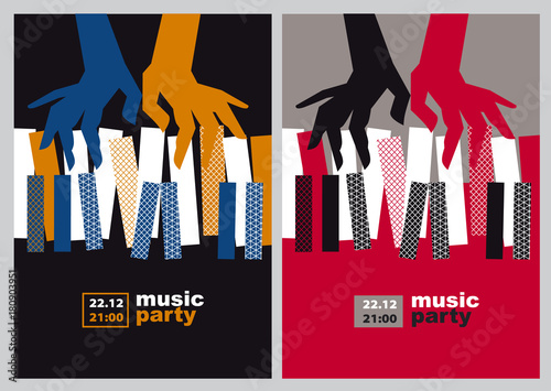 Dekoracja na wymiar  rece-i-klawisze-fortepianu-ilustracji-wektorowych-plakat-koncertu-jazzowego-nowoczesnej-koncepcji