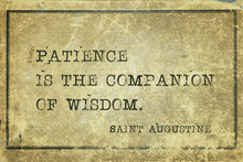 Patience Is Saint Augustine
