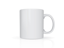 Realistic Mug Mock Up Vector Template Easy To Change Colors