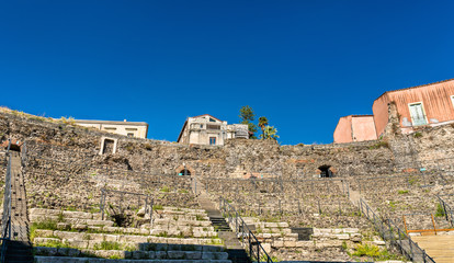 Poster - Greek-Roman Theatre of Catania in Sicilia, Italy