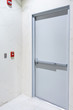 Fire protection alarm and emergency exit