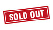 sold out sign label stamp