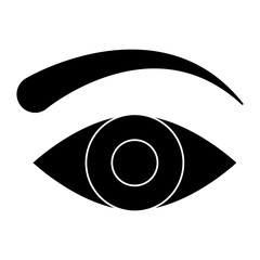 Poster - Human eye symbol