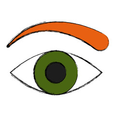 Poster - Human eye symbol