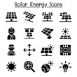 © Puckung - Solar energy industrial icon set
