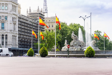 street view of downtown madrid, The city has a population of almost 3.2 million