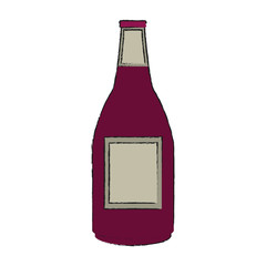 Poster - Wine bottle drink