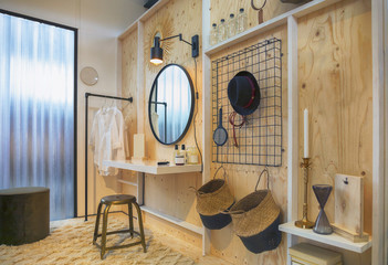 Wall Mural - dressing area in bed room