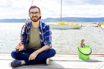 A portrait of a fisherman