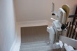Stairlift on railing