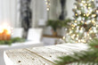 © magdal3na - christmas wooden table and tree