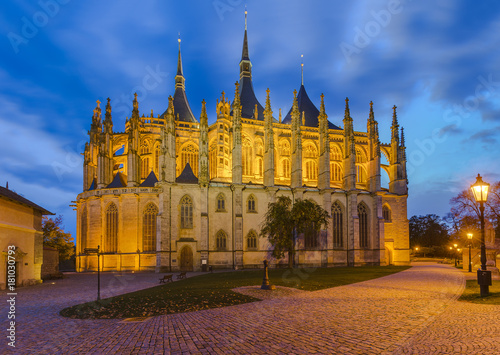 Fotografija St Barbara church in town Kutna Hora - Czech Republic