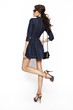 © EVGENY FREEONE - Woman in jeans short dress and sunglasses